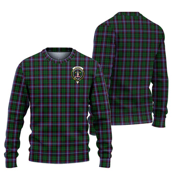 Russell Tartan Ugly Sweater with Family Crest Unisex - Tartan Vibes Clothing