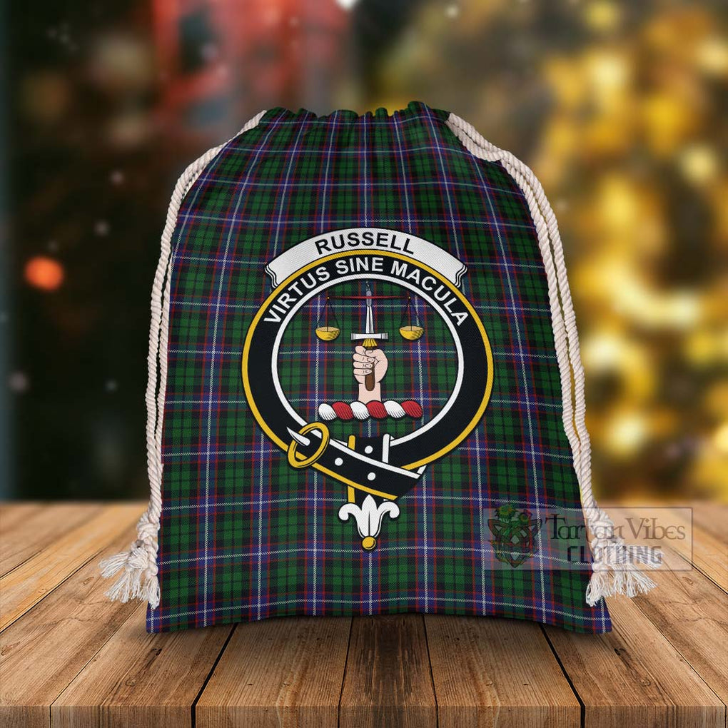 Russell Tartan Christmas Santa's Bag with Family Crest - Tartan Vibes Clothing