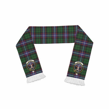 Tartan Vibes Clothing Russell Tartan Ruffneck Scarf with Family Crest