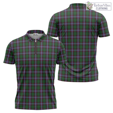 Russell Tartan Zipper Polo Shirt Unisex - Tartan Vibes Clothing