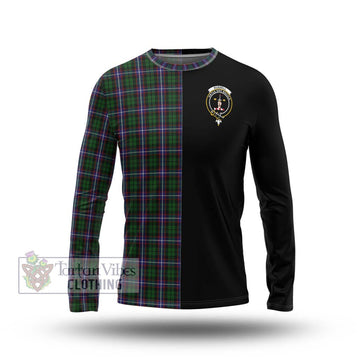 Russell Tartan Long Sleeve T-Shirt with Family Crest and Half Of Me Style Unisex - Tartan Vibes Clothing