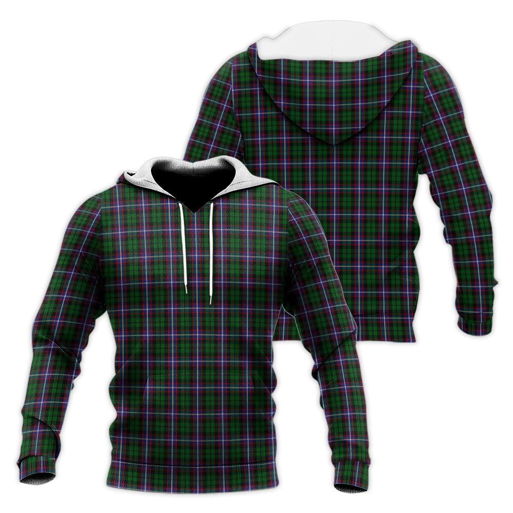 Russell Tartan Knitted Hoodie Unisex - Tartan Vibes Clothing