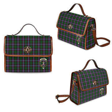 russell-tartan-leather-strap-waterproof-canvas-bag-with-family-crest
