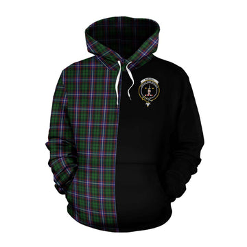 Russell Tartan Cotton Hoodie with Family Crest and Half Of Me Style Pullover Hoodie XS - Tartan Vibes Clothing