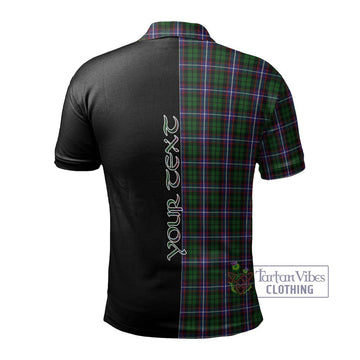Russell Tartan Polo Shirt with Family Crest and Half Of Me Style - Tartan Vibes Clothing