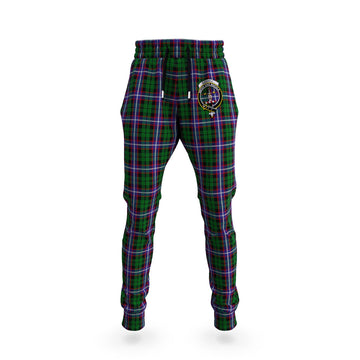 Russell Tartan Joggers Pants with Family Crest