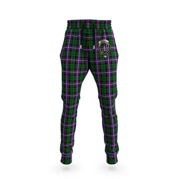 Russell Tartan Joggers Pants with Family Crest 5XL - Tartan Vibes Clothing