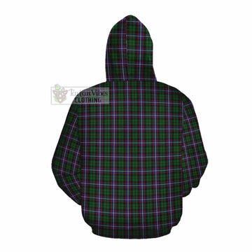 Russell Tartan Cotton Hoodie with Family Crest DNA In Me Style Pullover Hoodie - Tartan Vibes Clothing
