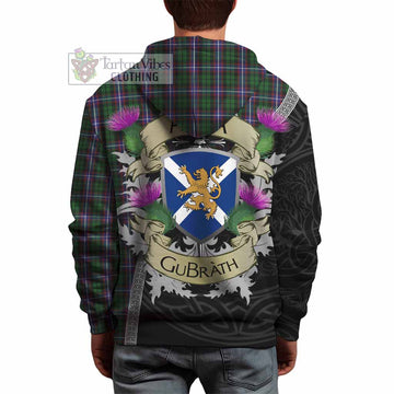 Russell Tartan Family Crest Hoodie Lion Rampant Royal Thistle Shield Celtic Inspired - Tartan Vibes Clothing