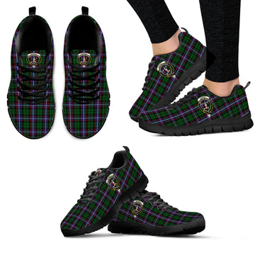 Russell Tartan Sneakers with Family Crest - Tartan Vibes Clothing