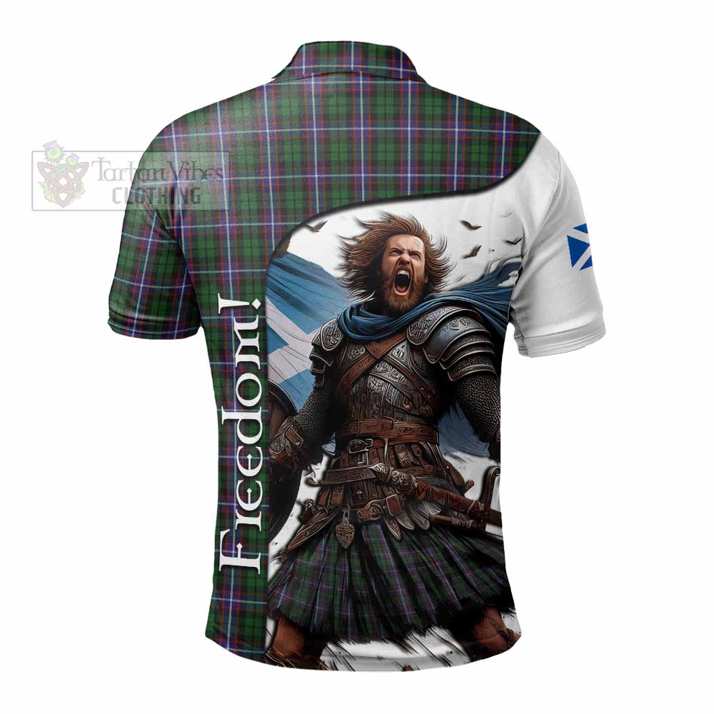 Tartan Vibes Clothing Russell Crest Tartan Polo Shirt Inspired by the Freedom of Scottish Warrior