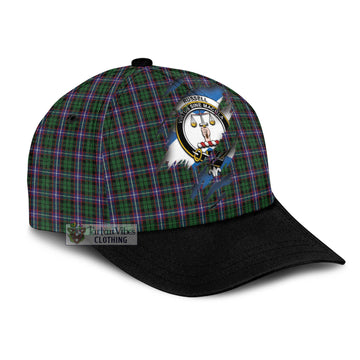 Russell Tartan Classic Cap with Family Crest In Me Style
