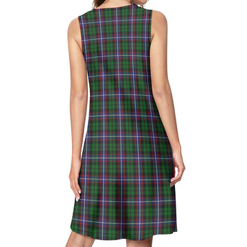 Russell Tartan Womens Casual Dresses - Tartanvibesclothing