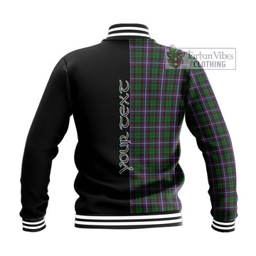Russell Tartan Baseball Jacket with Family Crest and Half Of Me Style - Tartan Vibes Clothing