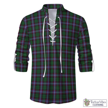 Russell Tartan Men's Scottish Traditional Jacobite Ghillie Kilt Shirt - Tartan Vibes Clothing