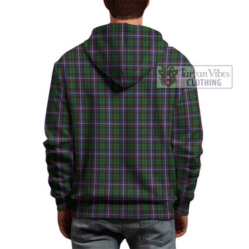 Russell Tartan Hoodie with Family Crest DNA In Me Style - Tartan Vibes Clothing