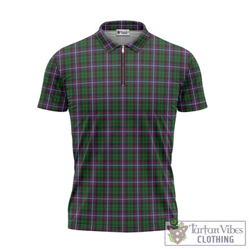 Russell Tartan Zipper Polo Shirt - Tartan Vibes Clothing