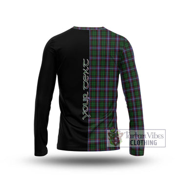 Russell Tartan Long Sleeve T-Shirt with Family Crest and Half Of Me Style - Tartan Vibes Clothing