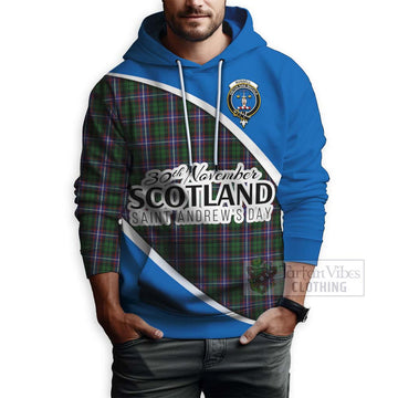 Russell Family Crest Tartan Hoodie Celebrate Saint Andrew's Day in Style - Tartan Vibes Clothing