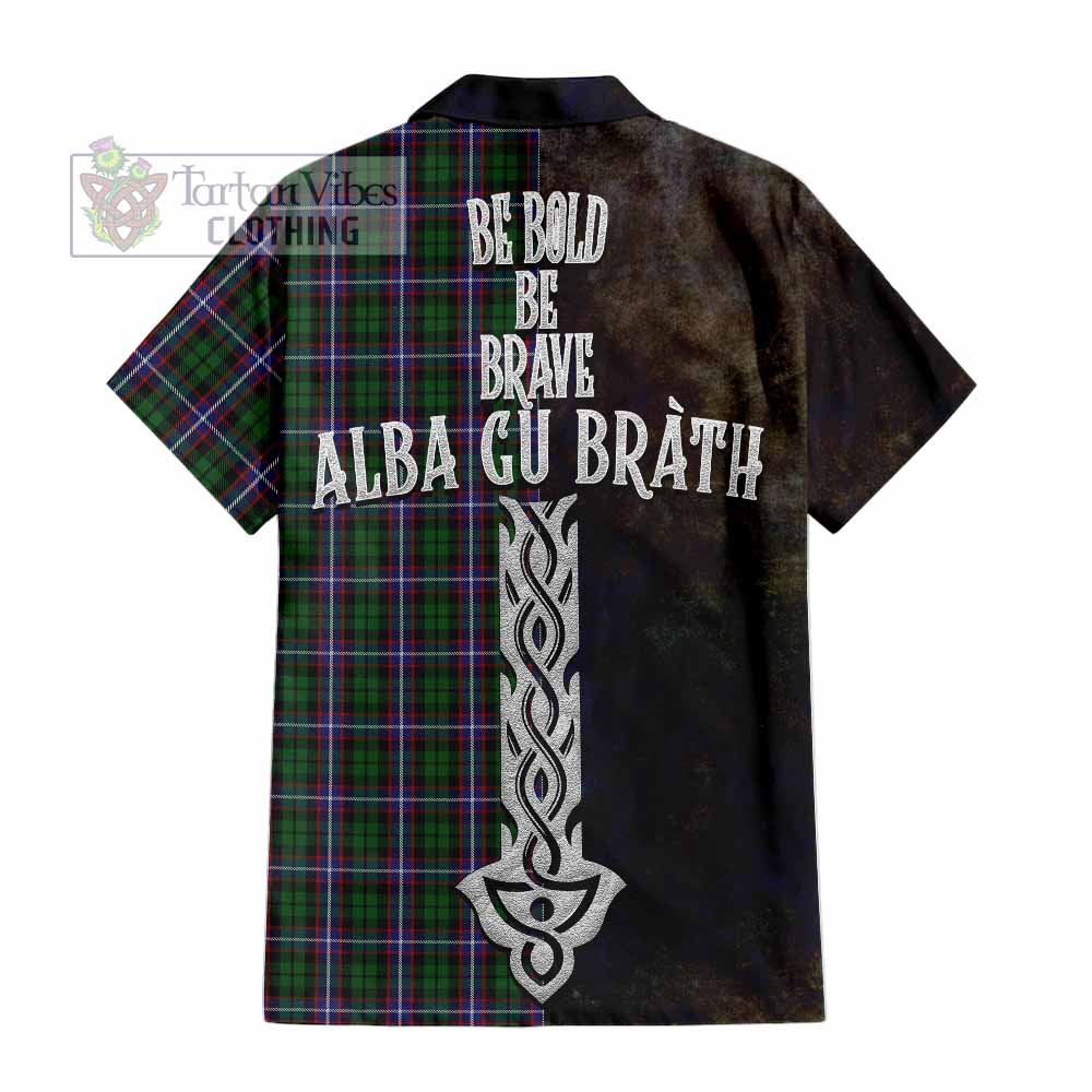 Russell Tartan Family Crest Hawaiian Shirt Alba Gu Brath Be Brave Lion Ancient Style - Tartan Vibes Clothing