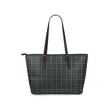 Russell Tartan Leather Tote Bag