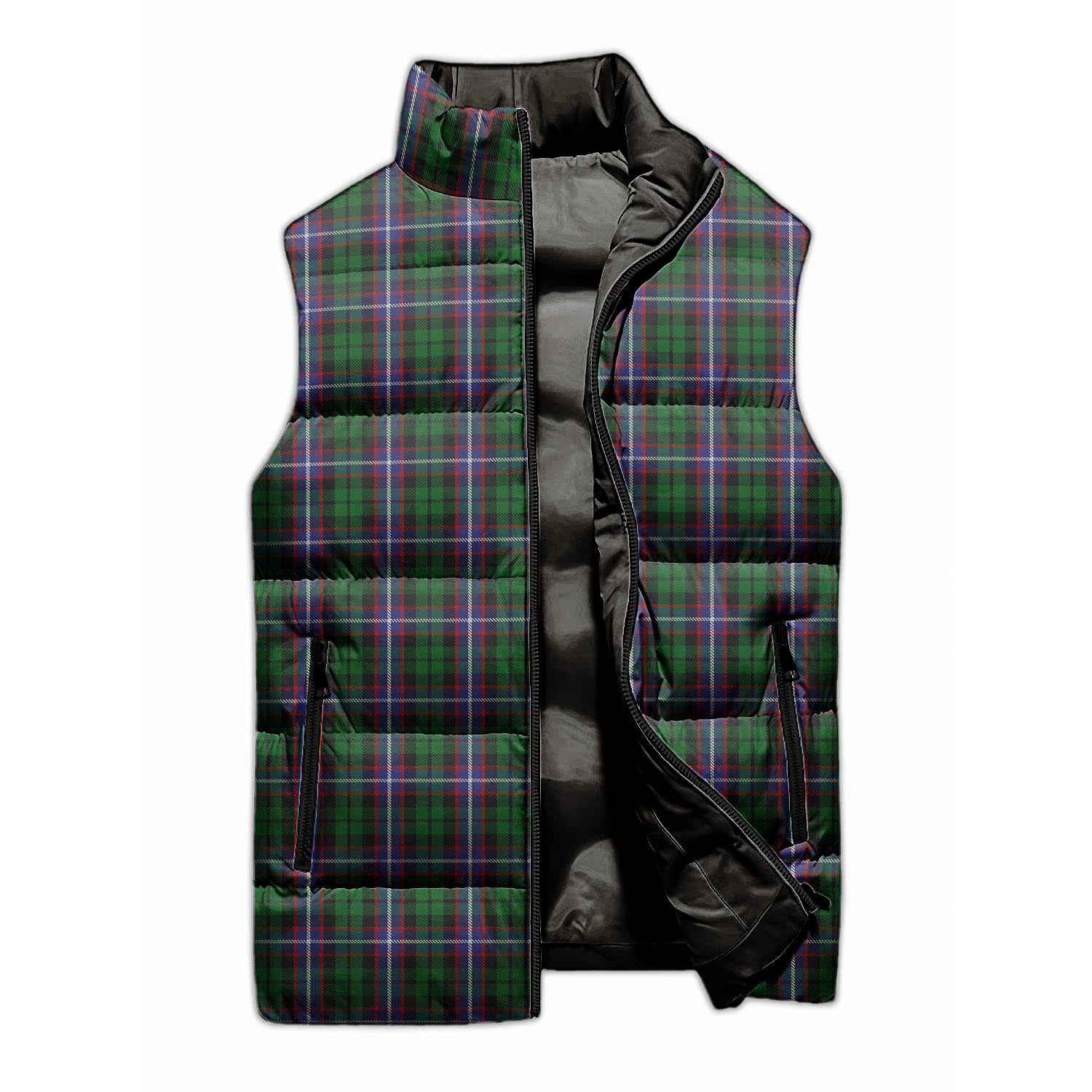 Russell Tartan Sleeveless Puffer Jacket Unisex M - Tartan Vibes Clothing