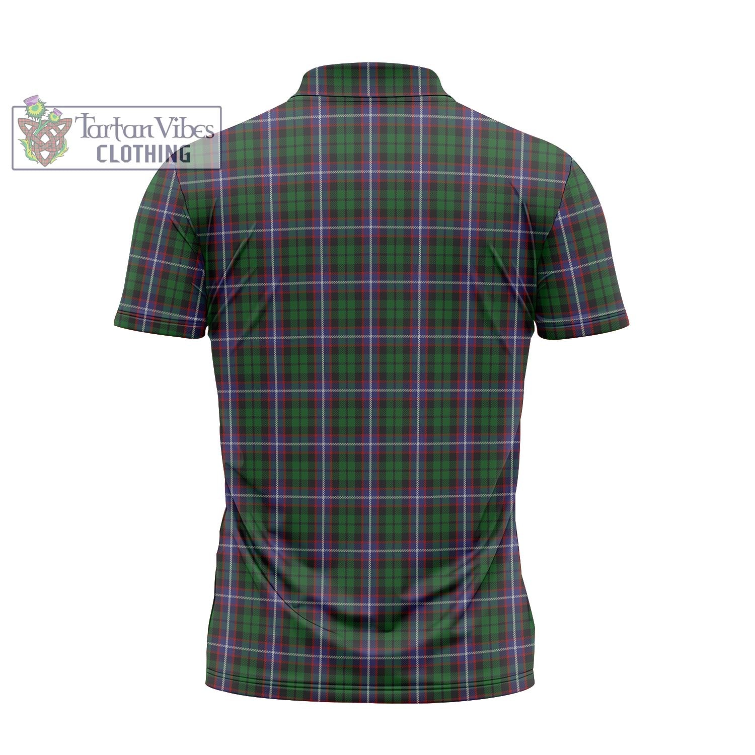 Russell Tartan Zipper Polo Shirt - Tartan Vibes Clothing