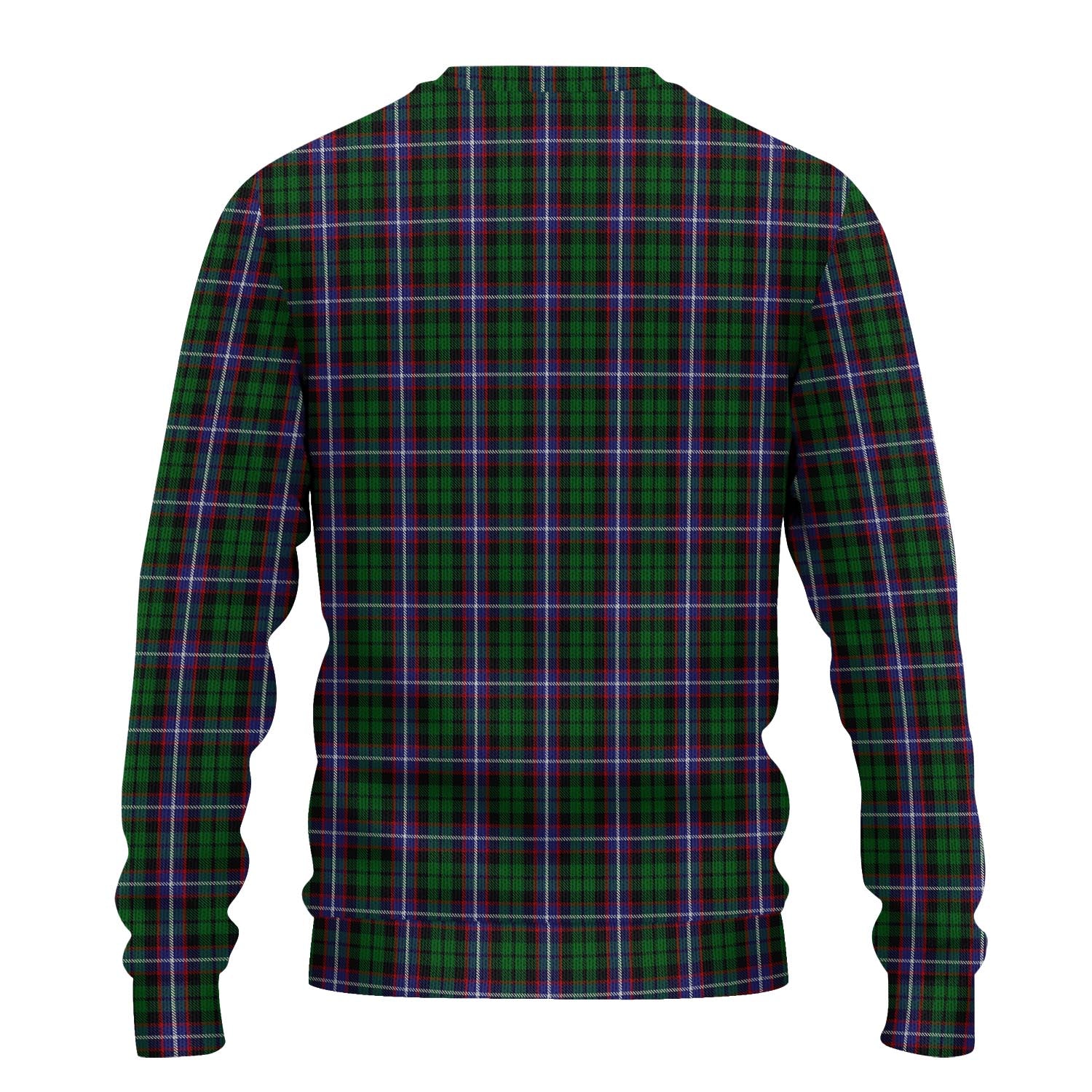 Russell Tartan Ugly Sweater with Family Crest - Tartan Vibes Clothing