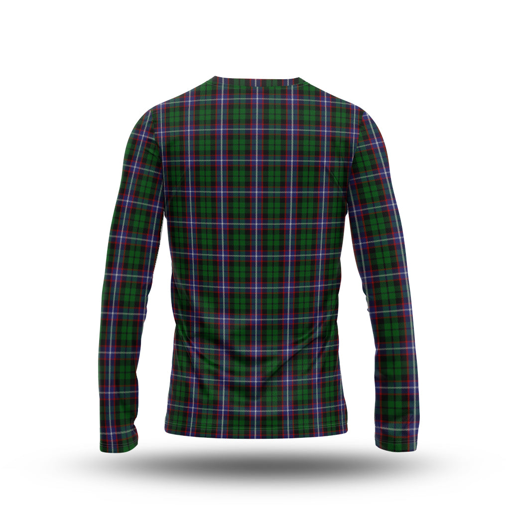 Russell Tartan Long Sleeve T-Shirt with Family Crest - Tartan Vibes Clothing