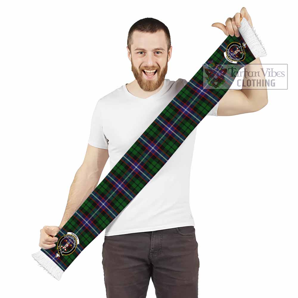 Tartan Vibes Clothing Russell Tartan Ruffneck Scarf with Family Crest