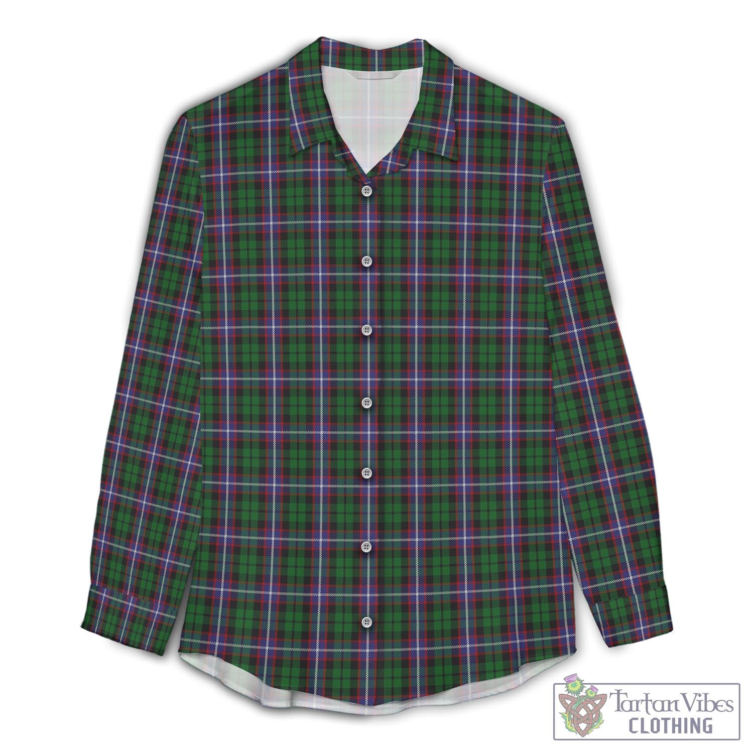 Russell Tartan Women's Casual Shirt - Tartan Vibes Clothing