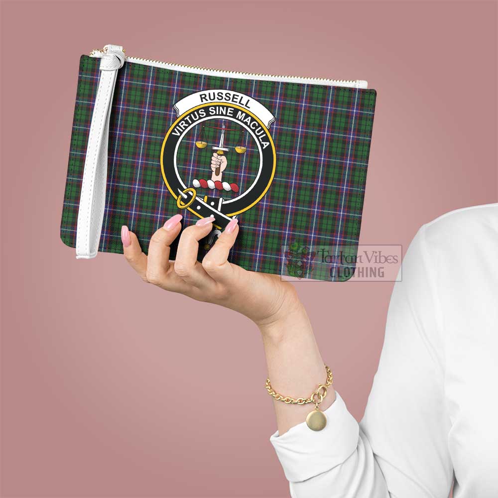 Tartan Vibes Clothing Russell Family Crest Tartan Clutch Bag