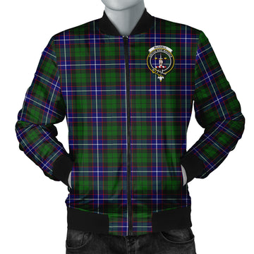 Russell Modern Tartan Bomber Jacket with Family Crest