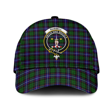 Russell Modern Tartan Classic Cap with Family Crest