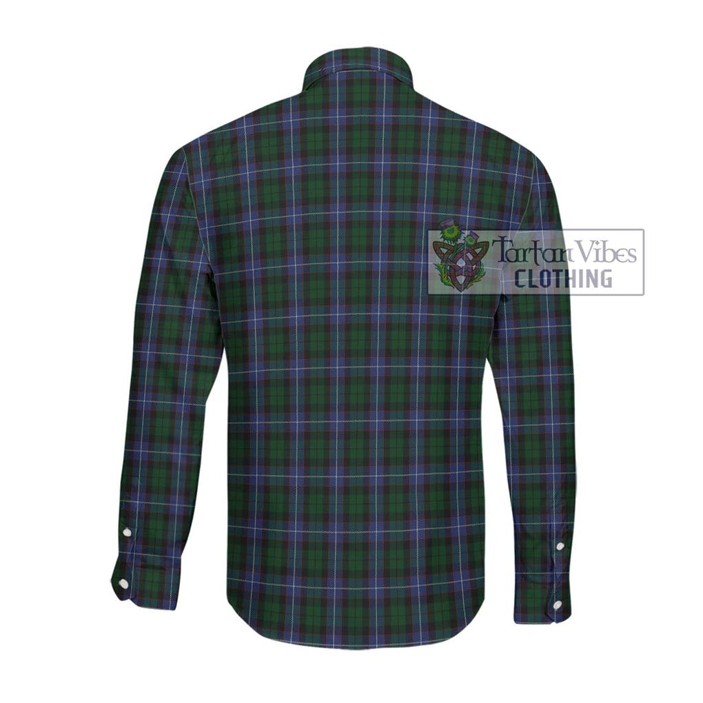 Russell or Mitchell or Hunter or Galbraith Tartan Long Sleeve Button Shirt with Family Crest DNA In Me Style - Tartanvibesclothing Shop