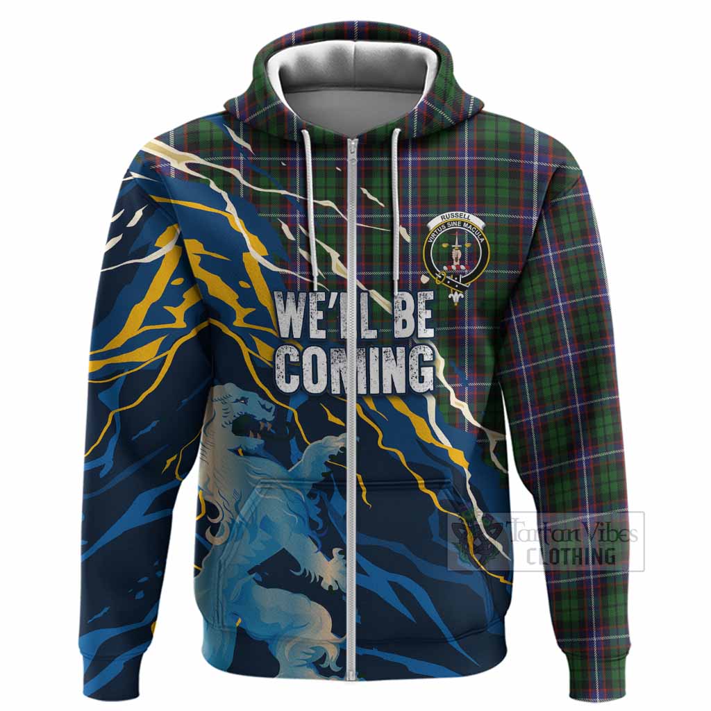 Russell Scotland Tartan Hoodie WC2026 Football - We'll Be Coming