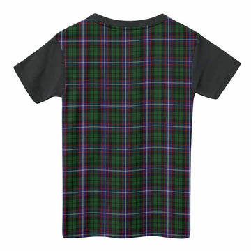 Russell Tartan Accent Kid T-shirt with Family Crest