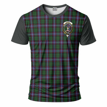 Russell Tartan Accent T-Shirt with Family Crest