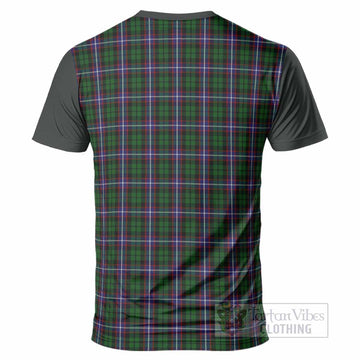 Russell Tartan Accent T-Shirt with Family Crest
