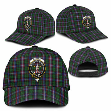 Russell Tartan Classic Cap with Family Crest