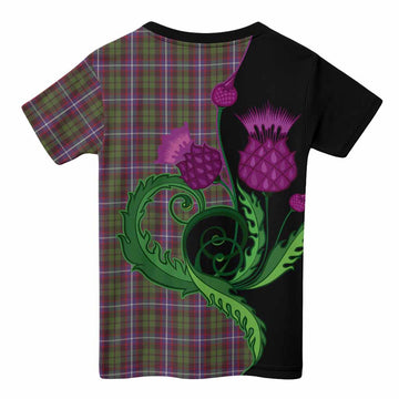 Russell Tartan Kid T-shirt Traditional Scottish Thistle