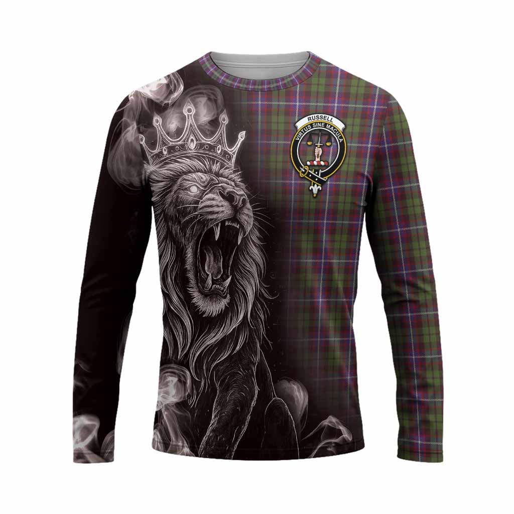 Russell Tartan Long Sleeve T-Shirt Roaring Lion Heritage