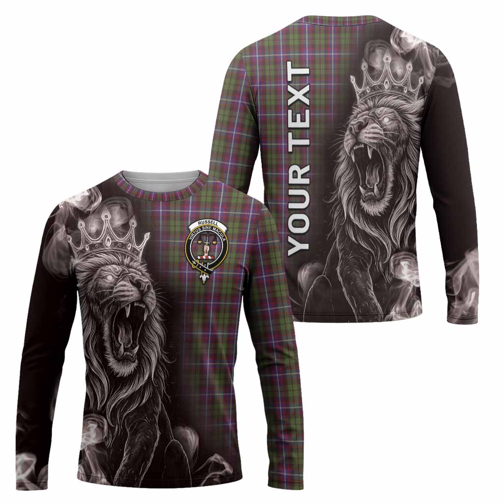 Russell Tartan Long Sleeve T-Shirt Roaring Lion Heritage