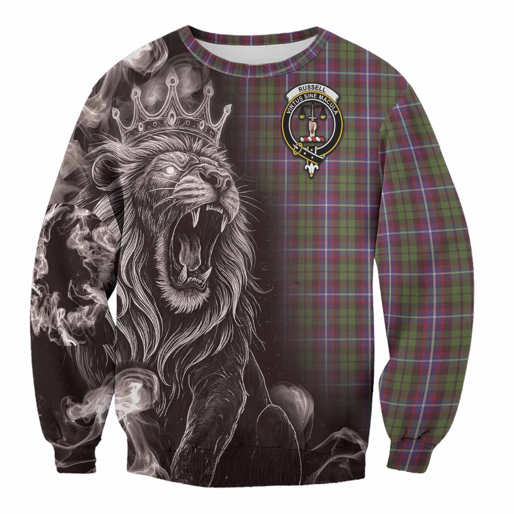 Russell Tartan Sweatshirt Roaring Lion Heritage