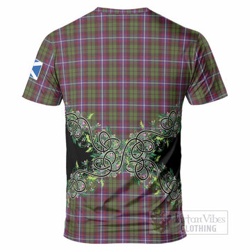 Russell Tartan T-Shirt Thistle Scottish Spirit