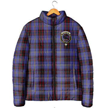 Rutherford Tartan Padded Jacket with Family Crest