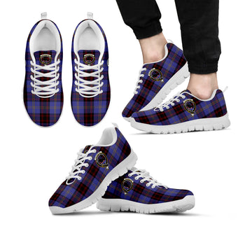 Rutherford Tartan Sneakers with Family Crest