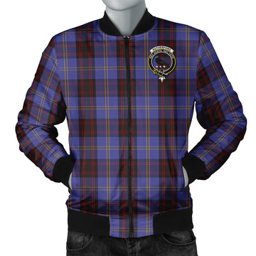 Rutherford Tartan Bomber Jacket with Family Crest