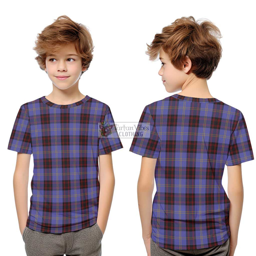 Rutherford Tartan Kid T-Shirt Youth XL Size14 - Tartanvibesclothing Shop
