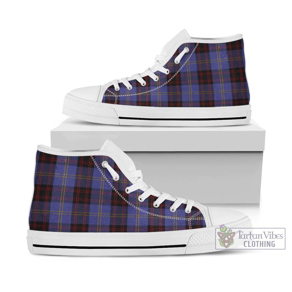 Tartan Vibes Clothing Rutherford Tartan High Top Shoes